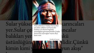 Kızılderili Atasözüsuyun Akışı Karar Verir?