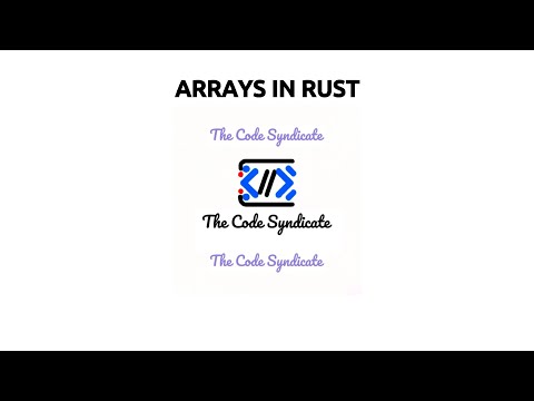 Arrays in Rust | Rust Tutorial for Beginners | Rust Data Types