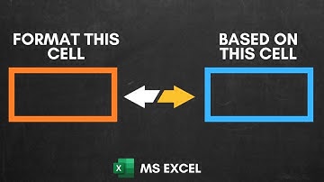 How To Format Cells Based On Another Cell Value in MS Excel
