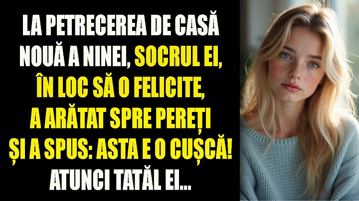 La petrecerea de casă nouă a Ninei, socrul ei, în loc să o felicite, a arătat spre pereți...