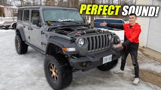 The PERFECT Intake Install on the Jeep!  Sounds Unreal