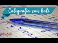 🖊️ Caligrafía con Bolígrafo Bic (Trazos finos y gruesos)