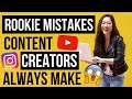 ADVICE FOR CONTENT CREATORS (😱8 MISTAKES you NEED to AVOID!)