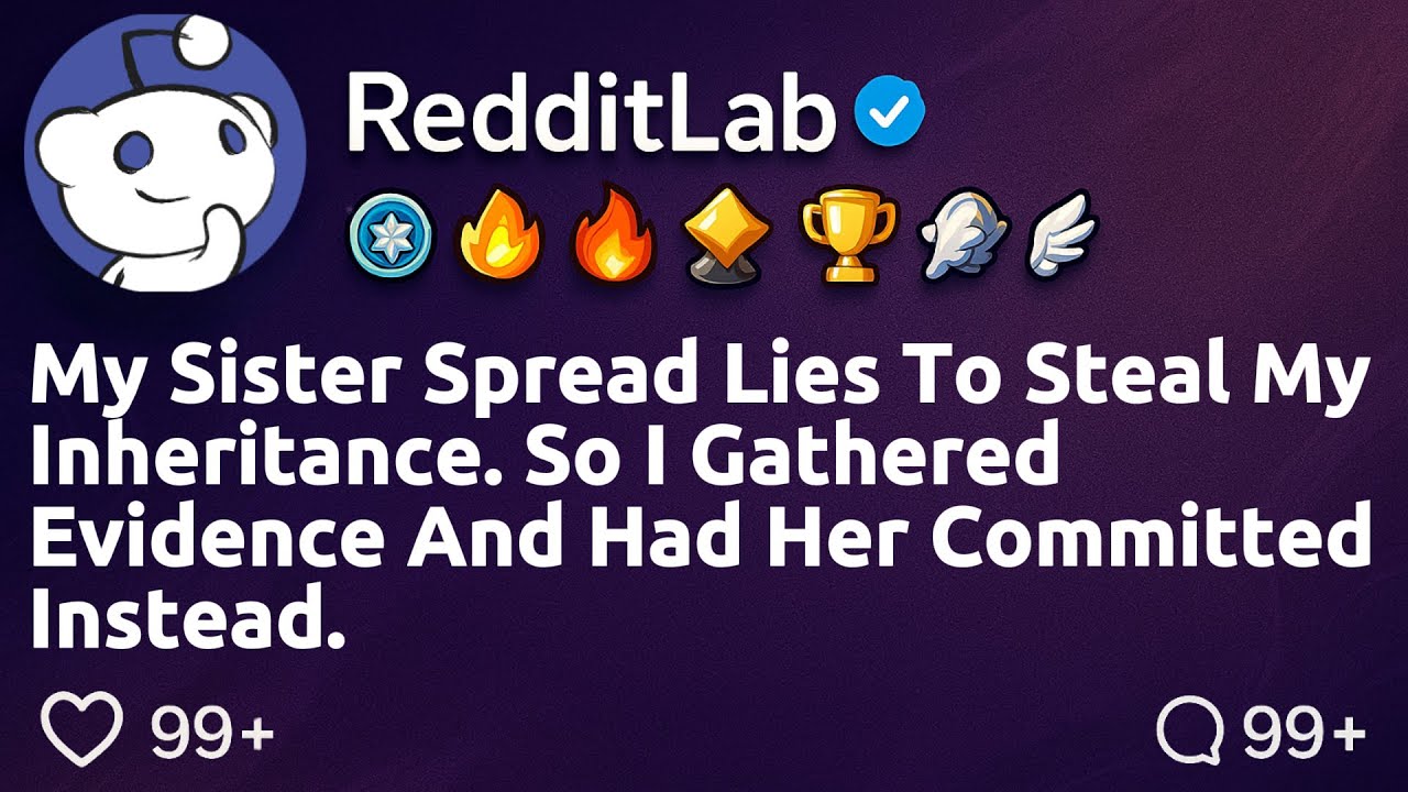 My sister spread rumors that I was crazy to steal my inheritance, so I had her committed using...