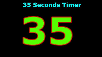 35 Seconds Timer (Goes From 0 to 35 Sec) | Thirty Five Seconds | Digital Clock | Alarm | Stopwatch