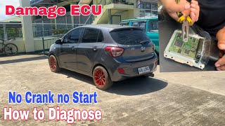 Hyundai i10 Damage ECU how to Diagnose and Solve