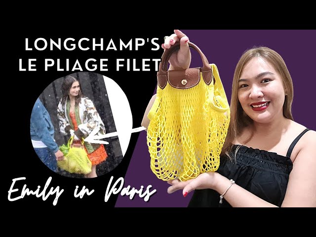 I bought the Emily in Paris grocery bag #longchamp #unboxing #fyp