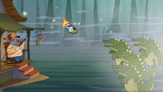 На меня нападают крокодилы на болоте! Swamp Attack #1