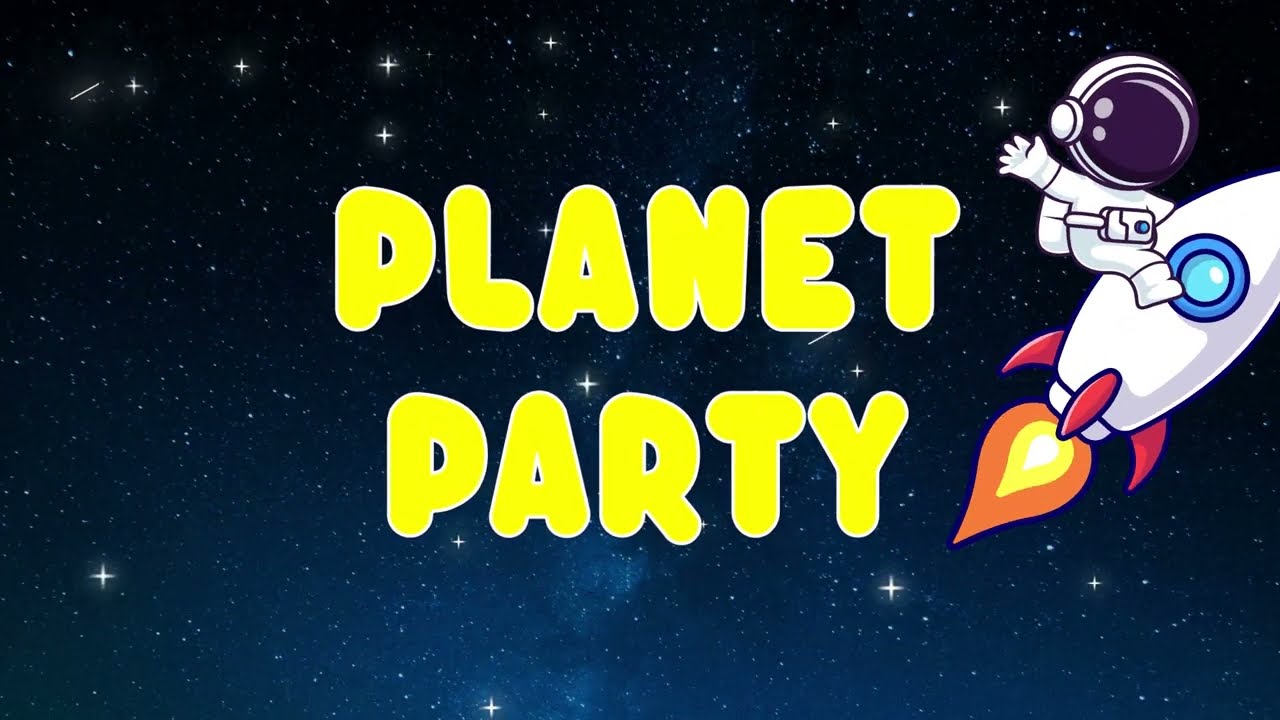 Fun 2D Animated Rhyme | Planet Party