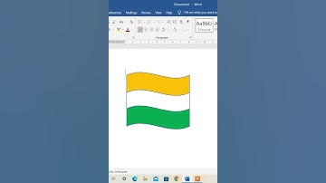 How to Make Indian Flag in Ms Word | #shortviral #shortvideo #shortsvideo #msword #mswordinhindi
