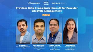Webinar: Provider Data Chaos Ends Here: AI for Provider Lifecycle Management | Newgen Software