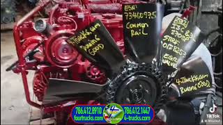 7496-0128253 - USED 2012 ISC 8.3L CUMMINS ENGINE, 270 HP, EGR VALVE
