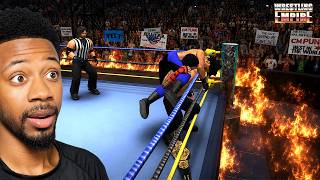I Played An INFERNO Match In Wrestling Empire!