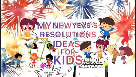 New Year’s Resolutions Ideas for Kids 🎉| Fun & Easy Learning | Educational | Little Learning Diaries