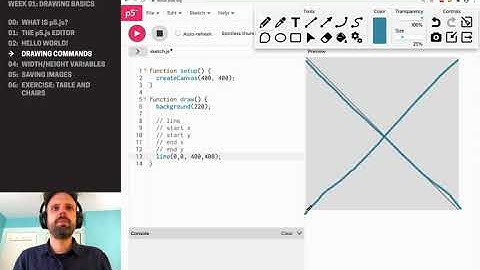 CP1: Drawing Basics in P5JS – Drawing Commands