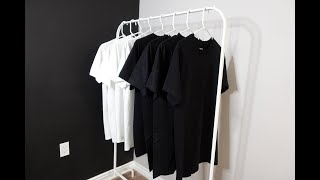 THE BEST, MOST AFFORDABLE WHITE/BLACK TEE - Men's Streetwear - $16 for 4