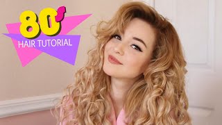 Easy 80's Bombshell Hair Tutorial