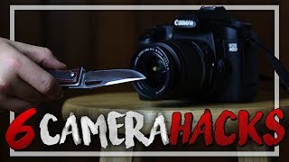 6 USEFUL CAMERA HACKS in 60 SECONDS