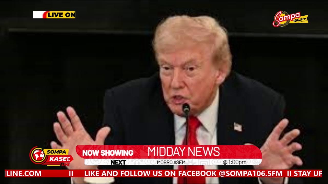 MID-DAY NEWS ON SOMPA 106.5 FM WITH ADWOA ASARE, APAM DADAA & ABENA ADEPA 02/11/26 By AUGUSTINE