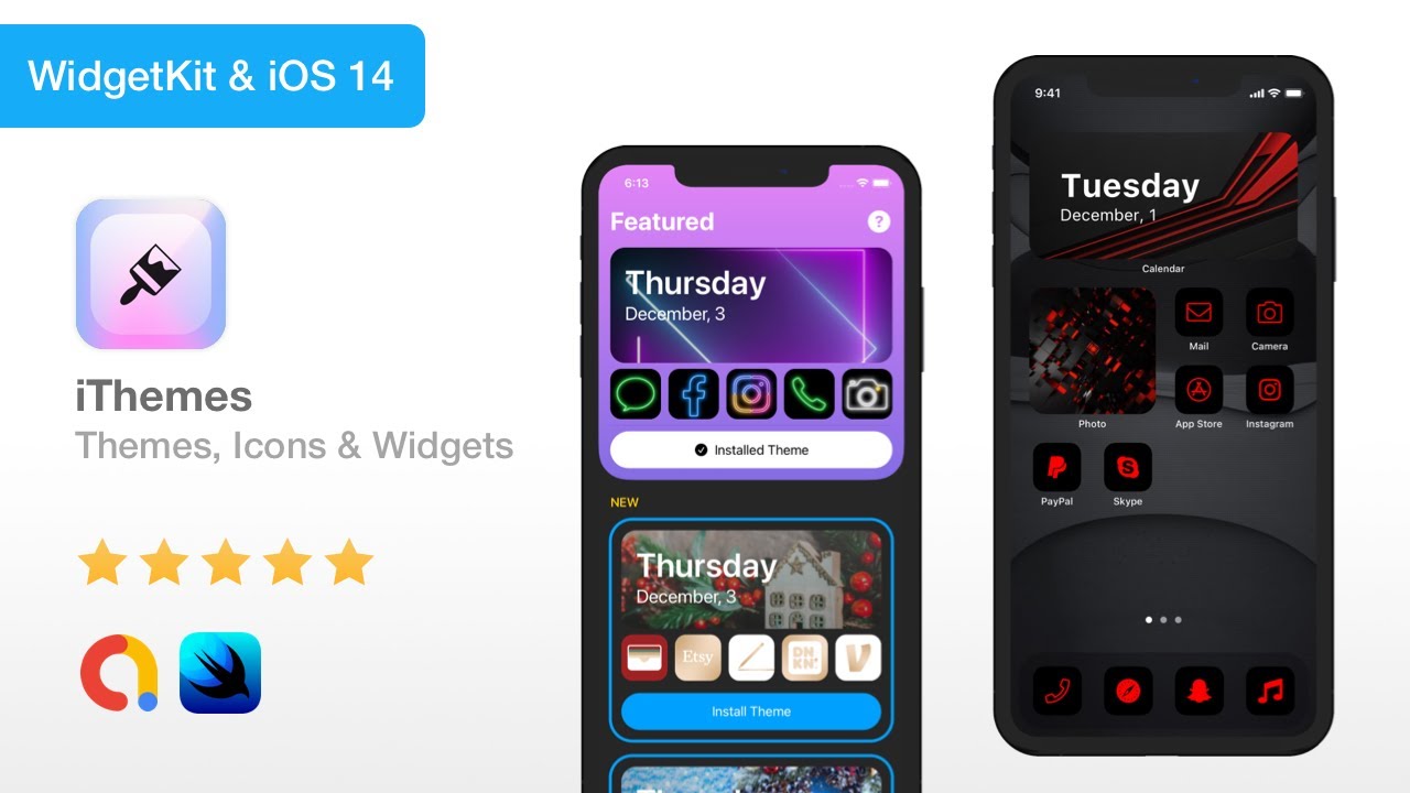 iThemes - How to set themes on iPhone | iOS 14 Full Source Code | Xcode ...