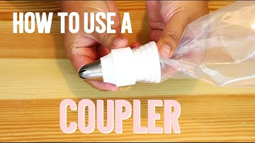 How to Use a Coupler and Piping Bag by Yummy Paper