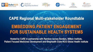 How does patient engagement support sustainable health systems? | CAPE
