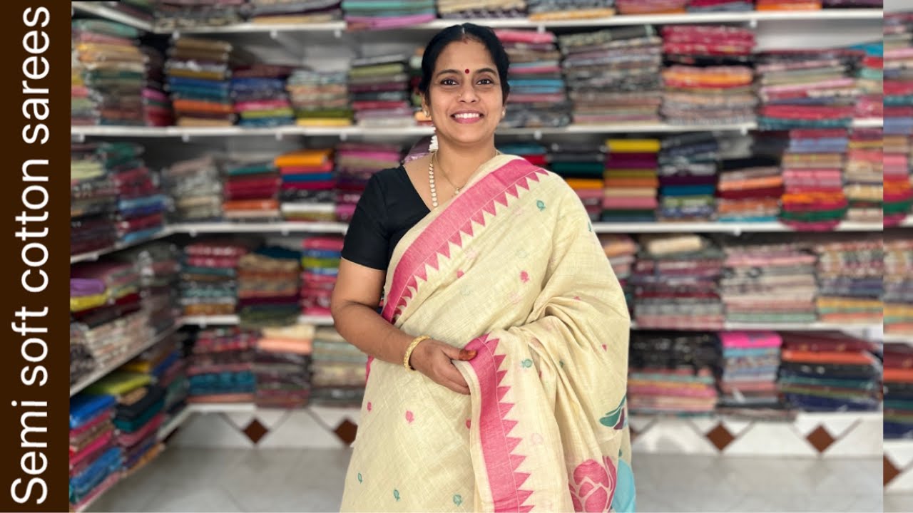 Semi soft cotton sarees| Apavaranam| 4 January 2026 