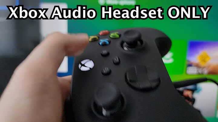 How to hear game audio through xbox one headset