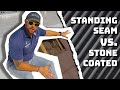 Metal Roofing Showdown: Standing Seam vs. Stone-Coated Steel