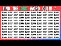 HOW GOOD ARE YOUR EYES ?| Can You Find The Odd One WordOut? l Word Search Quiz   #challenge 9
