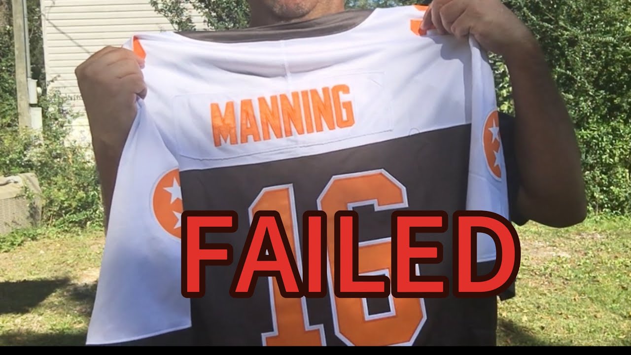 UNBOXING Tennessee Volunteers Peyton Manning Jersey from DHgate