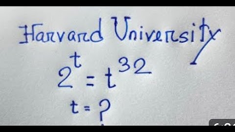 Only 10% Students Solve this exponential math olympiad question | 2^t =t^32 | Math with sir Daud