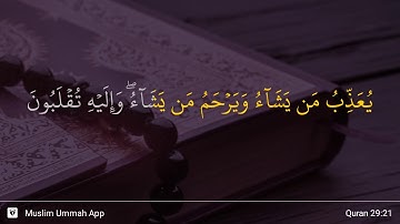 سوره عنکبوت، آیه ۲۱