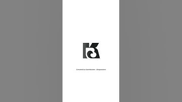 B K Monogram logo logomark design process created by @anhdodes - @logoadoni - Anh Do - logo designer