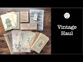 UNBOXING - CORA CREA CRAFTS VINTAGE HAUL | Journal De Sylvie