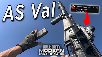 Relaxing AS Val in Modern Warfare 2019 Gameplay
