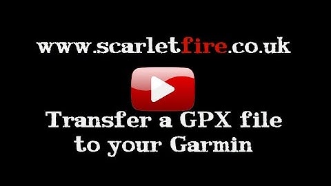Export GPX to Garmin