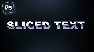 How to Slice Text in Photoshop I VERY EASY I Adobe Photoshop 2023 (4K)