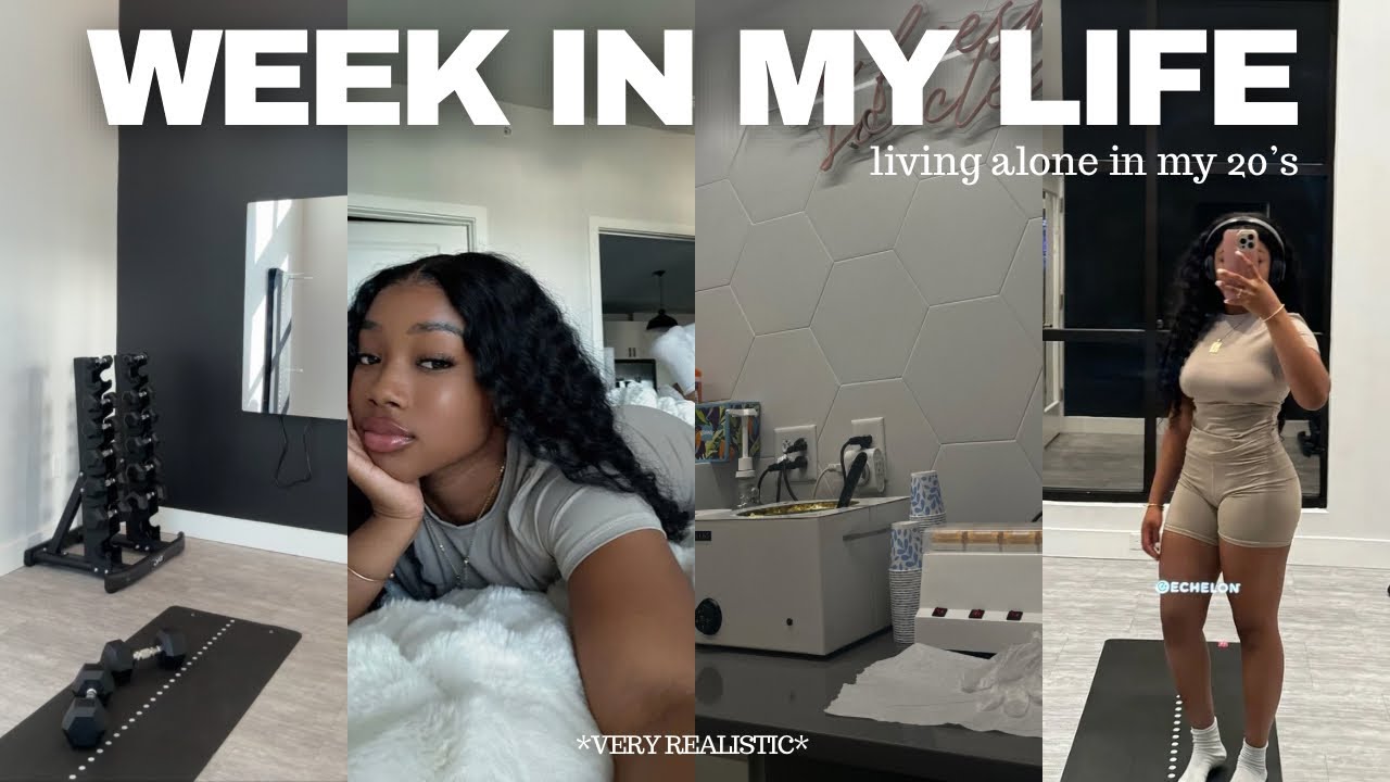 WEEK IN MY LIFE: LIVING ALONE IN MY 20’s ᥫ᭡ | motivation , life update, school life + balancing etc…