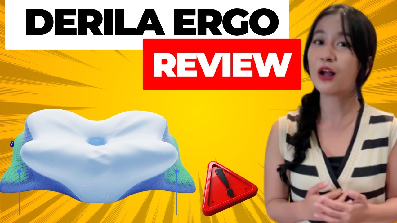 Derila Ergo Pillow Review 🌙 Design, Comfort & Sleep Support 🌙 DERILA ERGO