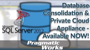 Database Consolidation & Private Cloud Appliance - Available NOW!