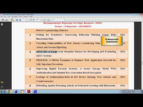 2024 and 2025 IEEE Java Projects
