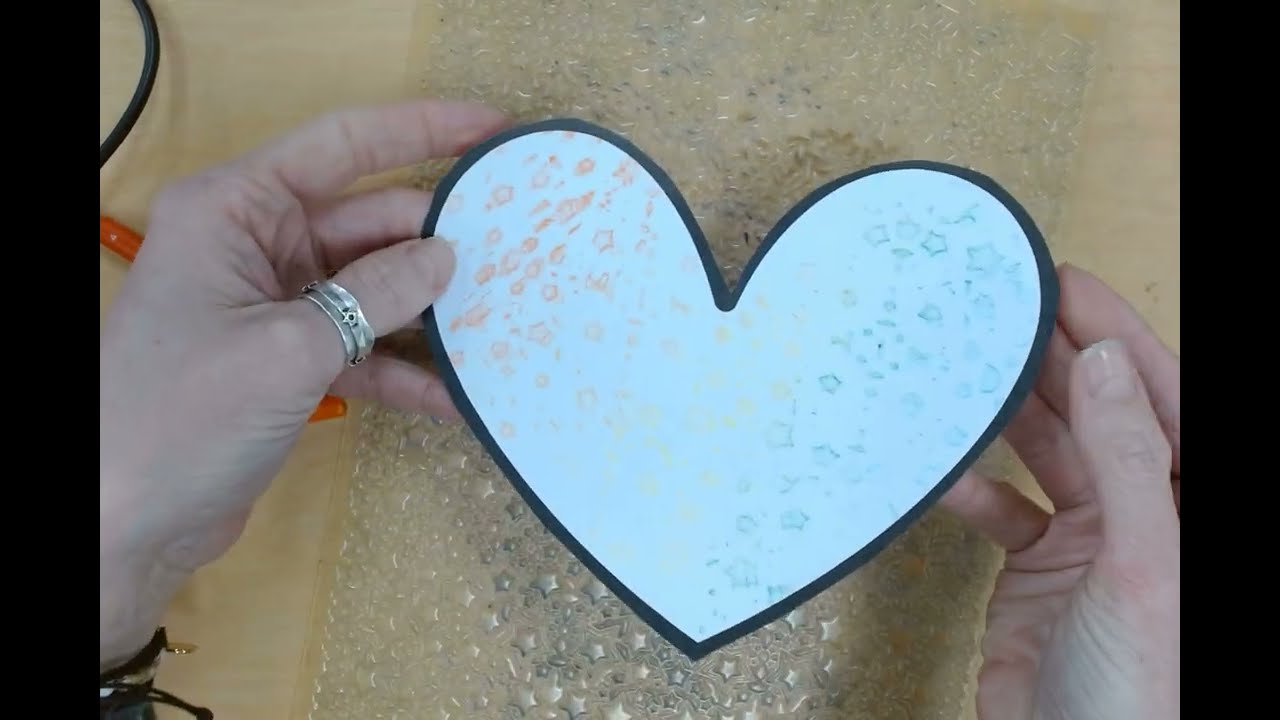 Crayon Rubbing Textured Heart Project - Valentine's Day Project for Preschoolers