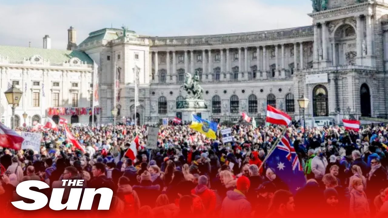 Austrians protest new lockdown & mandatory vaccine