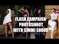 FLASH CAMPAIGN PHOTOSHOOT with Simmi Shoes Behind the Scenes