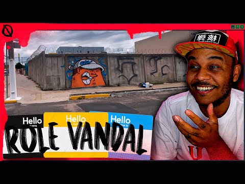 Graffiti - making a character in the vandal with LATEX and CALM DOWN!