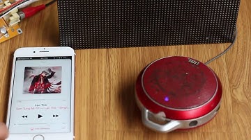 esp32 bluetooth audio & fft spectrum display via RGB led matrix