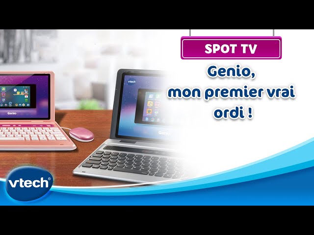 Ordinateur éducatif Vtech Genio Mon premier vrai ordinateur Rose