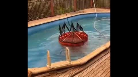 Emergency Fire fighting helicopter refills from homeowner