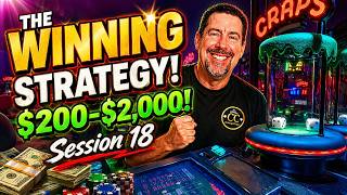 CRAPS BANKROLL BUILDER #18 COMPLETE DOMINATION!! ๐ฐ๐ #casino #gambling